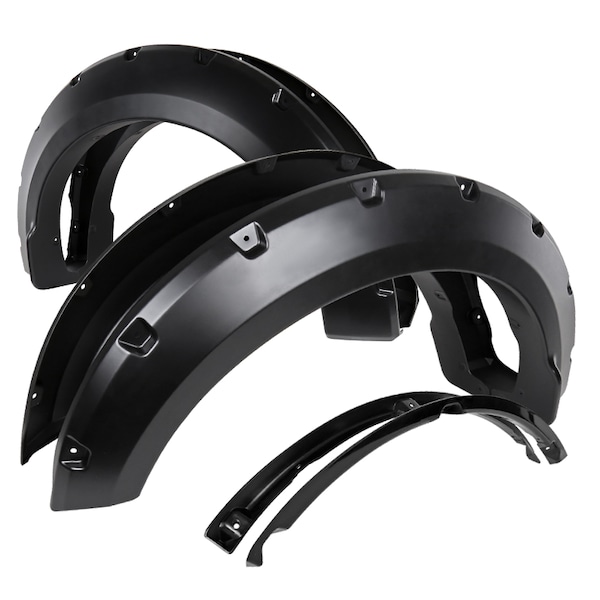 Spec-D Tuning 15-Up Ford F150 Fender Flares Matte FDF-F15015A-PK-MP - main